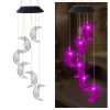 LED Colorful Solar Power Wind Chime Crystal Hummingbird Butterfly Waterproof Outdoor Windchime Solar Light for Garden outdoor - 05 - China