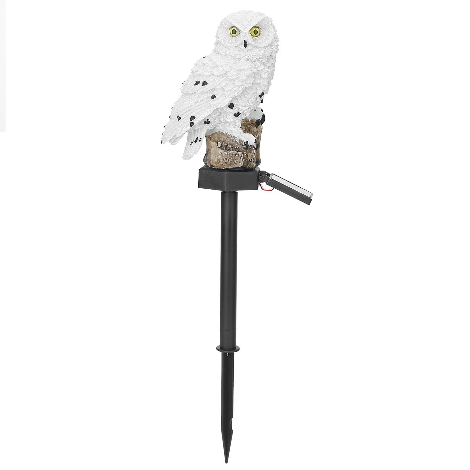 Solar Powered Owl Garden Light IP65 Waterproof LED Owl Landscape Lamp Decorative Lawn Lights - White Solar Powered Owl Garden Light IP65 Waterproof LED Owl Landscape Lamp Decorative Lawn Lights - White