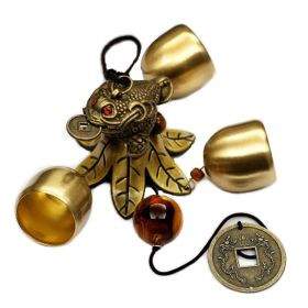 Brass Wind Bells Wind Chime Indoor and Outdoor Beautiful Sound Decoration - Default