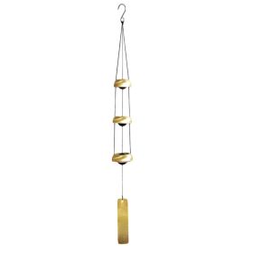 Chinese Metal Wind Chimes Outdoor Feng Shui Bells Hanging Three Layers House Protection Money Attracting Store Door Bell - Default