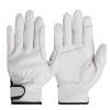 Work gloves sheepskin leather workers work welding safety protection garden sports motorcycle driver wear-resistant gloves - Palm protection WH - M