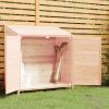 Garden Shed 40.2"x20.5"x44.1" Solid Wood Fir - Brown