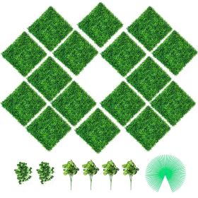 VEVOR Artificial Boxwood Grass Backdrop Panels