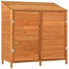 Garden Shed Brown 40.2"x20.5"x44.1" Solid Wood Fir - Brown