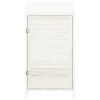 Garden Shed White 21.7"x20.5"x44.1" Solid Wood Fir - White