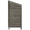 Garden Shed Anthracite 21.7"x20.5"x44.1" Solid Wood Fir - Anthracite