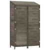 Garden Shed Anthracite 40.2"x20.5"x68.7" Solid Wood Fir - Anthracite