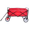 Folding Wagon Garden Shopping Beach - Red