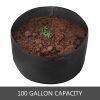 VEVOR 12-Pack 100 Gallon Plant Grow Bag Aeration Fabric Pots with Handles