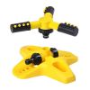 1pc Automatic Rotating Sprinkler; 360¬∞ Watering Tools For Lawn; Nozzle For Garden Irrigation; Watering Equipment; Gardening & Lawn Supplies - Yellow