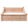 Wooden Square Garden Vegetable Flower Bed - as show