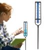 7 Inch Capacity Glass Graduated Test Tube Outdoor Glass Rain Gauge Replacement Tubes Measuring Gauging Tools For Yard Garden - China