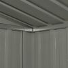 Garden Storage Shed Anthracite Steel 101.2"x80.7"x70.1" - Anthracite