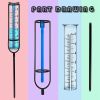 7 Inch Capacity Glass Graduated Test Tube Outdoor Glass Rain Gauge Replacement Tubes Measuring Gauging Tools For Yard Garden - China