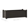 Garden Raised Bed PP Anthracite 39.4"x16.9"x13.8" - Anthracite