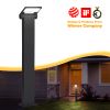 Inowel Outdoor Pathway Lights LED Bollard Light Landscape Path Light Modern Waterproof Driveway Lights 11706 - Grey - 31.5in