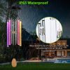 Solar Wind Chime Lights 7 Color Changing Decorative Lamp IP65 Waterproof Hanging String Lights - Silver