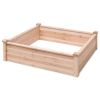 Wooden Square Garden Vegetable Flower Bed - as show