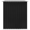 Garden Storage Shed Anthracite Steel 101.2"x80.7"x70.1" - Anthracite