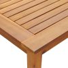 Patio Table 55.1"x31.5"x29.1" Solid Acacia Wood - Brown