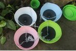 Self-Watering Pot with Drainer Indoor Outdoor Hanging Planter - Blue