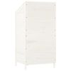 Garden Shed White 21.7"x20.5"x44.1" Solid Wood Fir - White