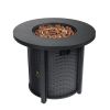 30inch Propane Round Fire Table 40000BTU Propane Fire Pit Table - as Pic