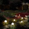 2/4/8pcs Led Solar Garden Light Solar Lamp Outdoor Waterproof Lawn Light Pathway Landscape Lamp For Home Yard Driveway Lawn Park - White light - 4pcs