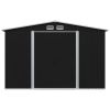 Garden Storage Shed Anthracite Steel 101.2"x80.7"x70.1" - Anthracite