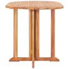 Folding Butterfly Patio Table 47.2"x27.6"x29.5" Solid Teak Wood - Brown