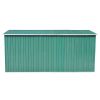 Garden Shed 101.2"x154.3"x71.3" Metal Green - Green