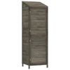 Garden Shed Anthracite 21.7"x20.5"x68.7" Solid Wood Fir - Anthracite