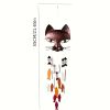 1pc Metal Cat Wind Chime, Fish Wind Bell Pendant, Novel And Interesting Handicraft Metal Catfish Wind Chime Home Decoration - Metal