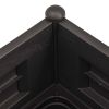 Garden Raised Bed PP Anthracite 39.4"x16.9"x13.8" - Anthracite