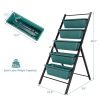 5-tier Vertical Garden Planter Box Elevated Raised Bed with 5 Container - Green