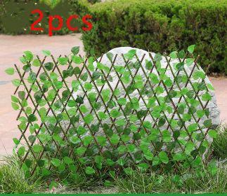 Simulation outdoor wooden fence (Option: Medium-2pcs)