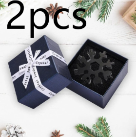 Snow 18 In One Multi-Function Tool Card Combination (Option: 2pcs-Black GIFT PACKING)